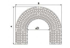 Cast iron self-contained modular lattice